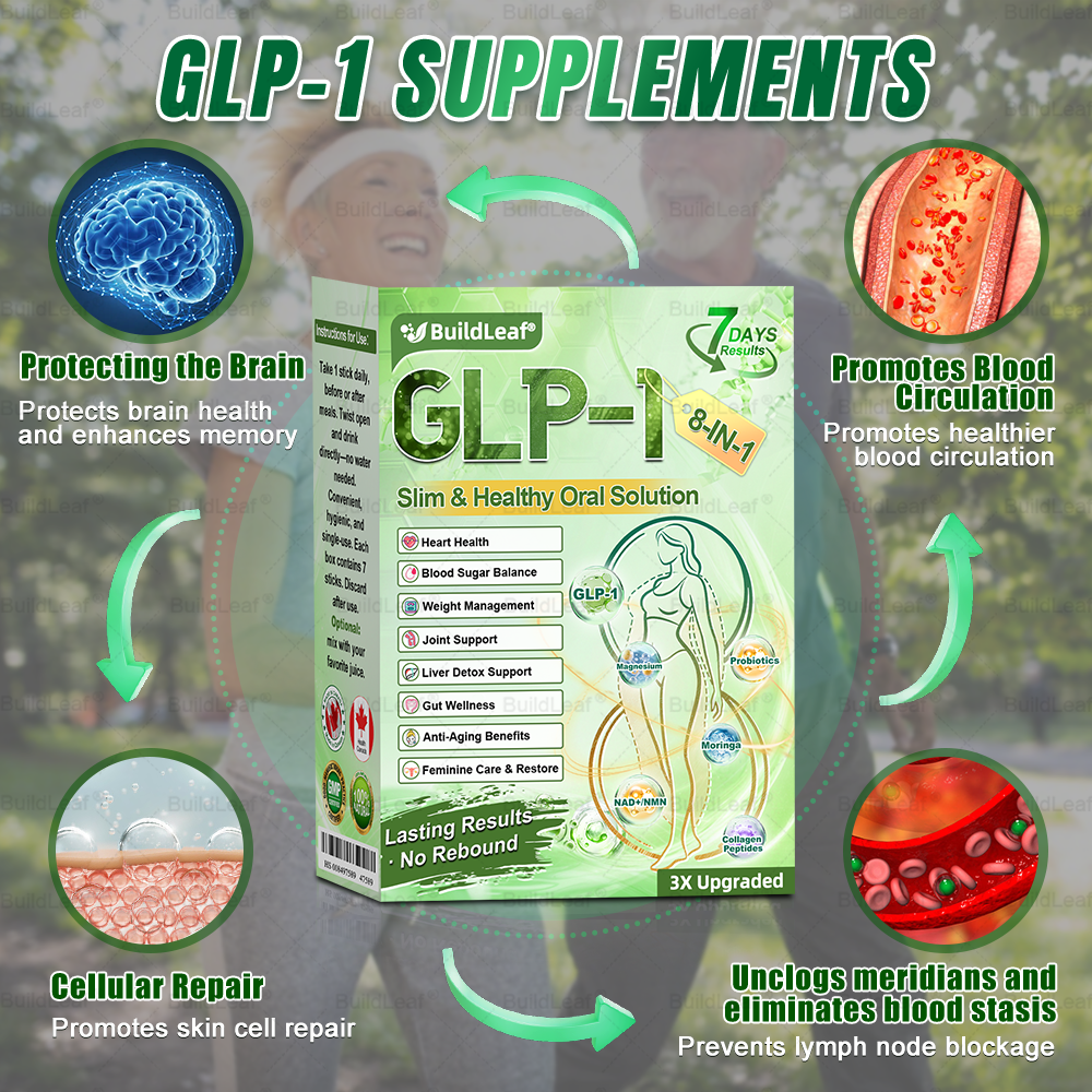 🎁 Only 5 boxes left! 𝑩𝒖𝐢𝒍𝒅𝑳𝒆𝐚𝒇® GL𝐏-1 8-𝒊𝒏-1 𝙁𝙞𝙩 & 𝙑𝙞𝙩𝙖𝙡 𝖮𝗋𝖺𝗅 𝙎𝙤𝙡𝙪𝙩𝙞𝙤𝙣 We're offering an extra 30% off! Help you shape your perfect body and stay healthy. Miss out now, or you'll have to wait until next year.