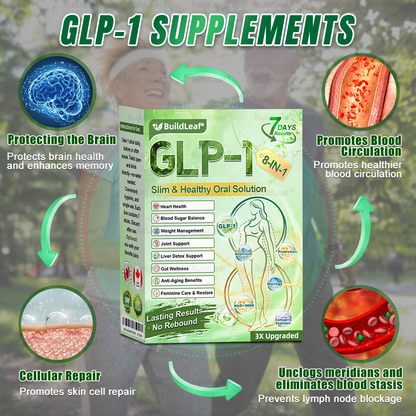 🎁 Only 5 boxes left! 𝑩𝒖𝐢𝒍𝒅𝑳𝒆𝐚𝒇® GL𝐏-1 8-𝒊𝒏-1 𝙁𝙞𝙩 & 𝙑𝙞𝙩𝙖𝙡 𝖮𝗋𝖺𝗅 𝙎𝙤𝙡𝙪𝙩𝙞𝙤𝙣 We're offering an extra 30% off! Help you shape your perfect body and stay healthy. Miss out now, or you'll have to wait until next year.