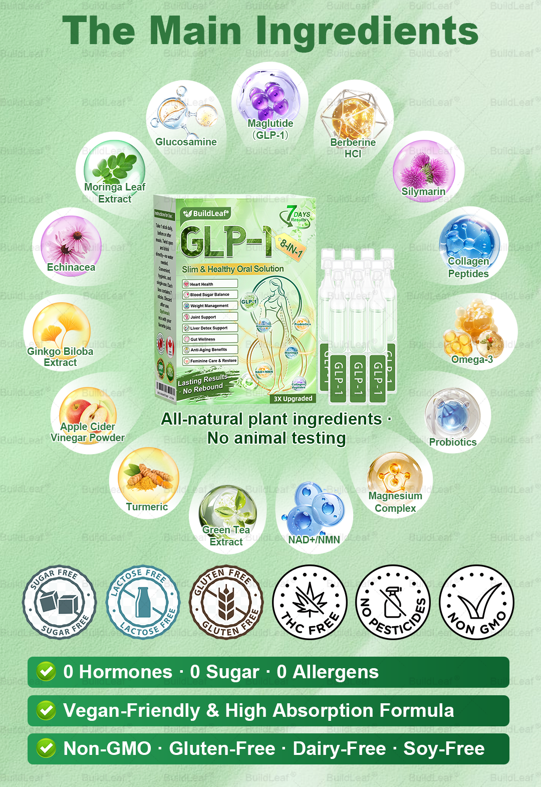 🎁 Only 5 boxes left! 𝑩𝒖𝐢𝒍𝒅𝑳𝒆𝐚𝒇® GL𝐏-1 8-𝒊𝒏-1 𝙁𝙞𝙩 & 𝙑𝙞𝙩𝙖𝙡 𝖮𝗋𝖺𝗅 𝙎𝙤𝙡𝙪𝙩𝙞𝙤𝙣 We're offering an extra 30% off! Help you shape your perfect body and stay healthy. Miss out now, or you'll have to wait until next year.